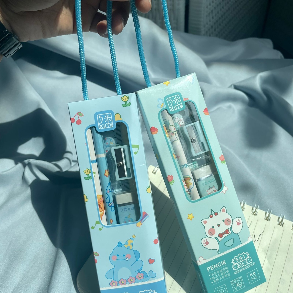 

PAKET 5 IN 1 XIMI BERTALI PENGGARIS RAUTAN ALAT TULIS READY BERKUALITAS GROSIR COD UNIK