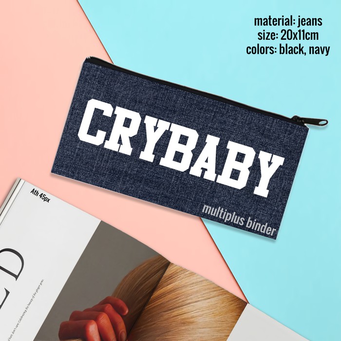 

Kotak Pensil / Tempat Pensil / Pensil Case Jeans Tumblr Crybaby - Hitam