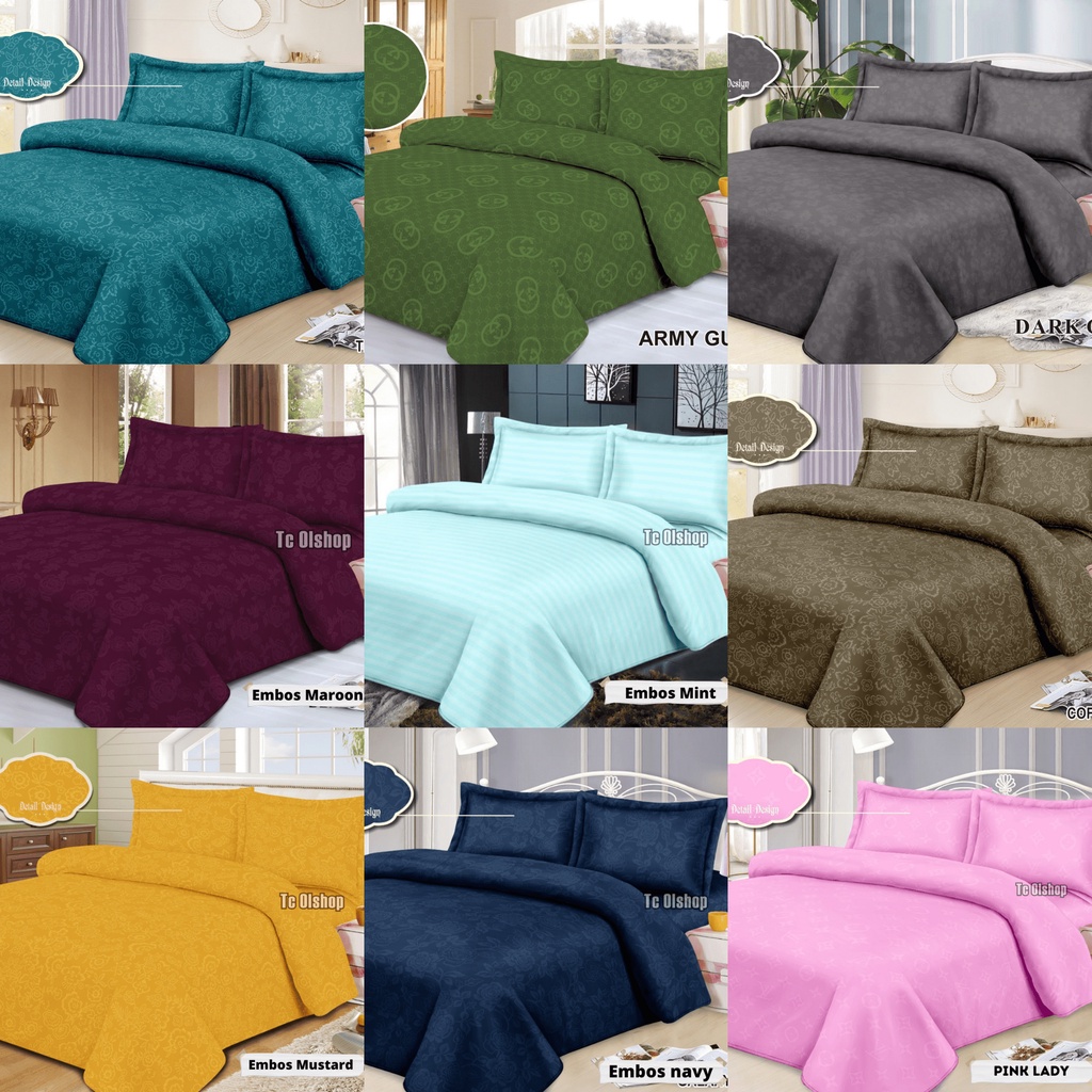 [RIJECT SPREI] RANDOM SPREI MOTIF/KOTAK/POLOS 180x200 160x200 120x200 90x200