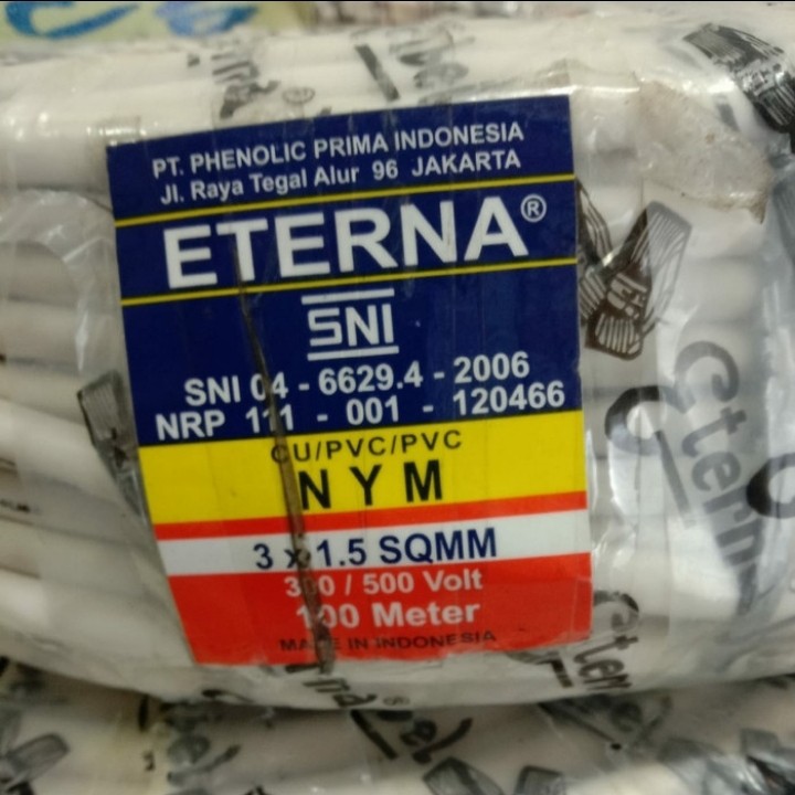 KABEL NYM 3X1.5 100M ETERNA