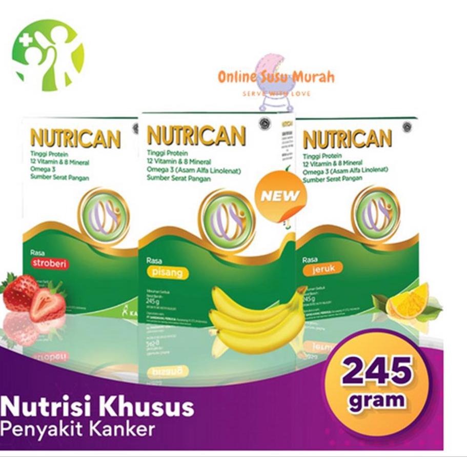 

Hot - NUTRICAN SUSU TINGGI PROTEIN NUTRISI KHUSUS PASIEN KANKER 245 GRAM ~