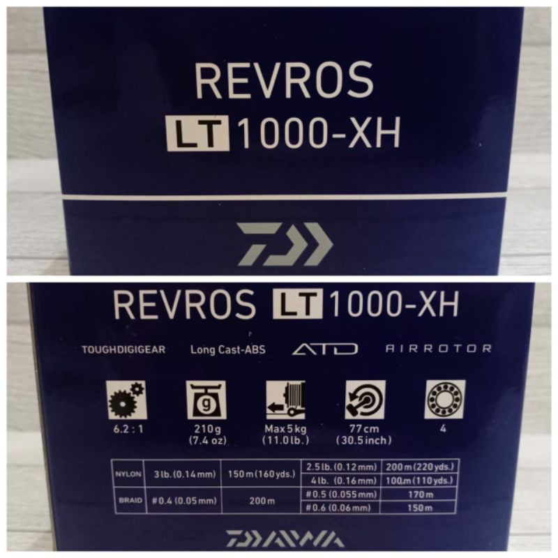 REEL PANCING DAIWA REVROS LT 1000/3000/4000 XH/XCH... ORIGINAL