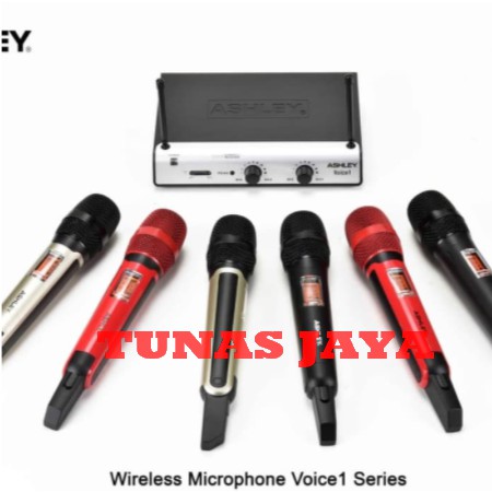 Mic Wireless ASHLEY Voice 1 (Original) 2 Mic Wireless Pegang Pegang