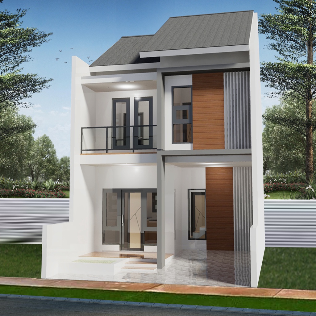 Jual Desain Rumah Minimalis LT 6x12 B Siap Bangun Desain Arsitek Murah Indonesia Shopee Indonesia