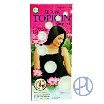 TOPICIN SIRUP MELANCARKAN HAID 100ML