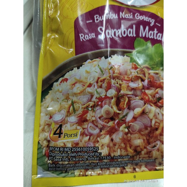 BUMBU NASI GORENG SAMBAL MATAH.SEPACK 6 BKS