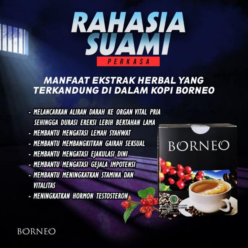 

kopi borneo 1 sachet | kopi lanang