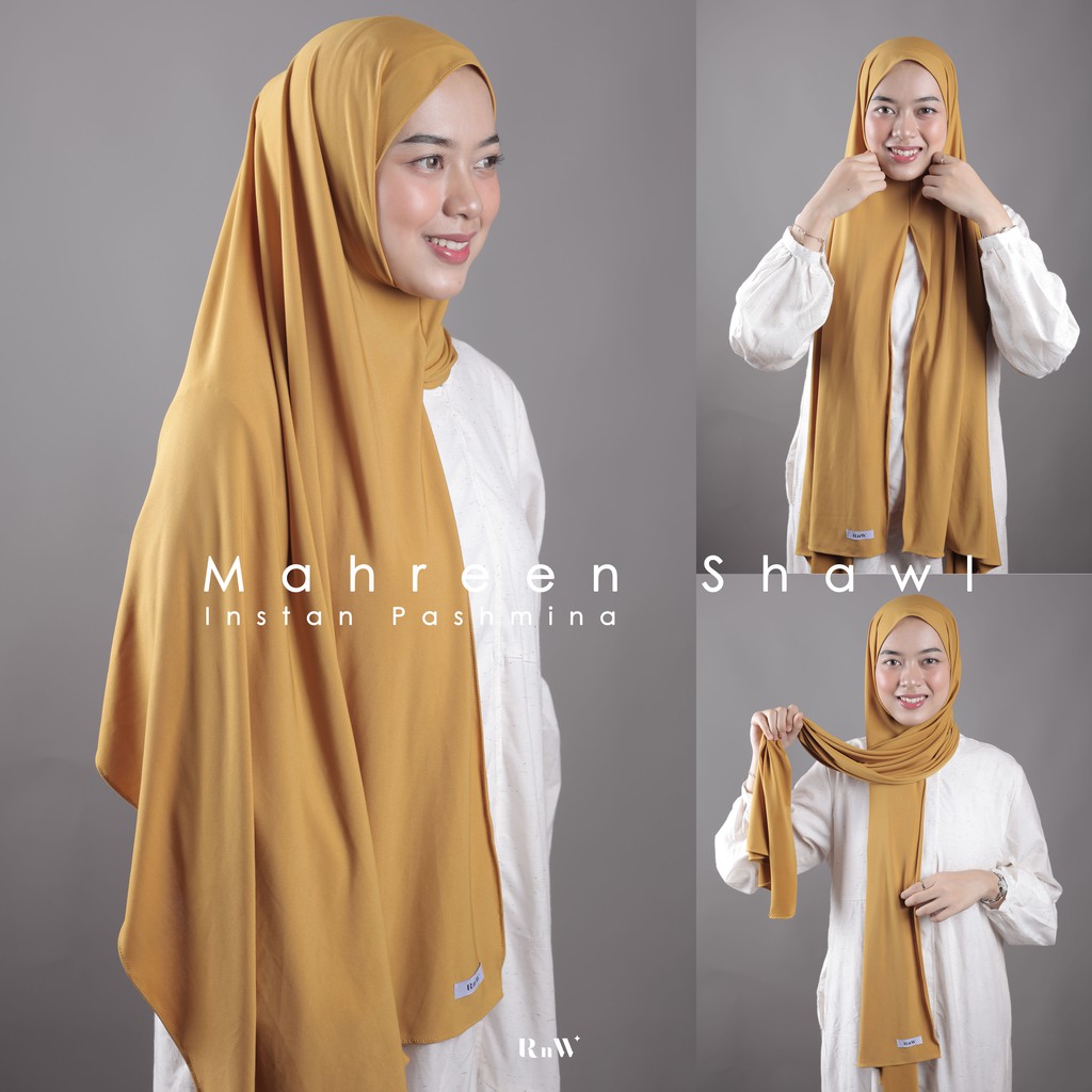 Eksklusif Pashmina Instan Jersey Mahreen Shawl-6