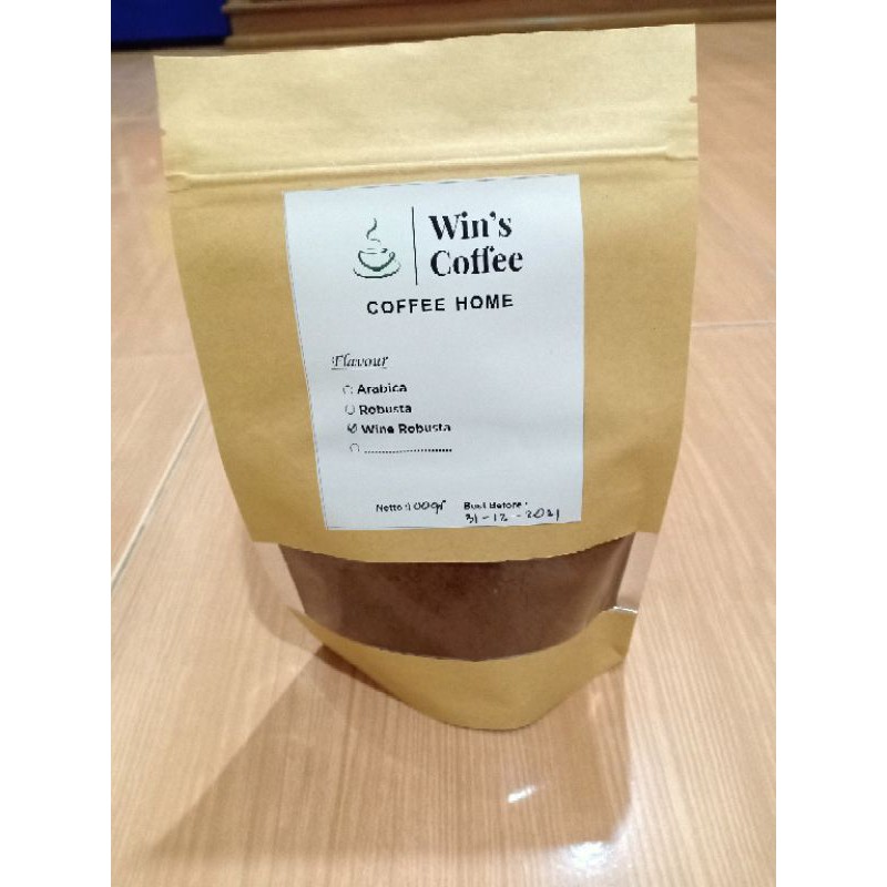 

kopi robusta wine.