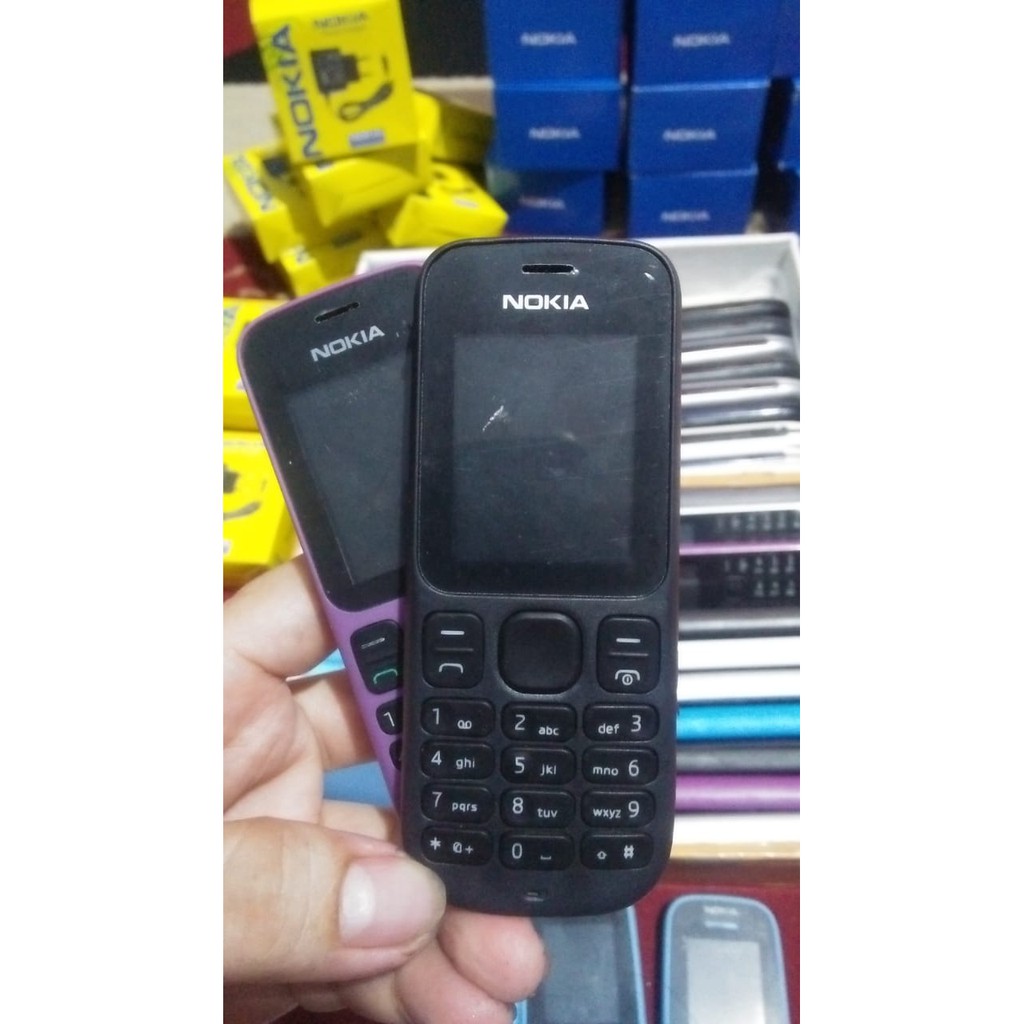 Nokia 100 Single SIM ORIGINAL REFURBISH FULSET_Hp JADUL NOKIA-HP NOKIA LAMA-2