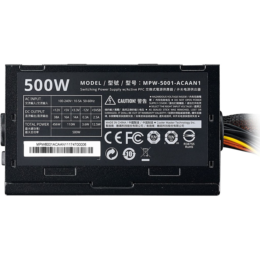 Cooler Master PSU Elite V3 P500 500W 230V