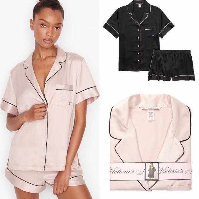Victoria secret pajamas set original (top+short) harga store 1jtaan