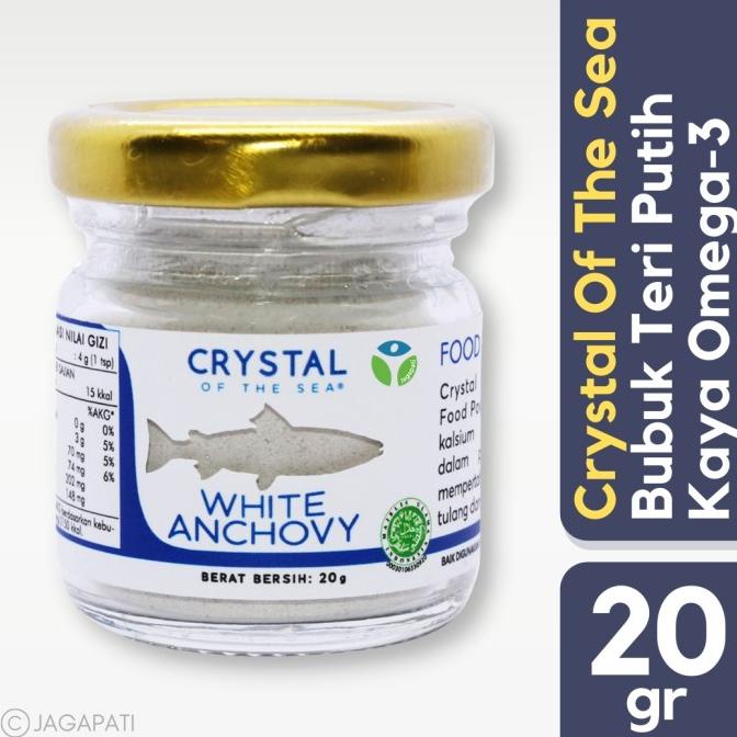 

Crystal of the Sea - White Anchovy Powder 20gr - Bubuk Ikan Teri