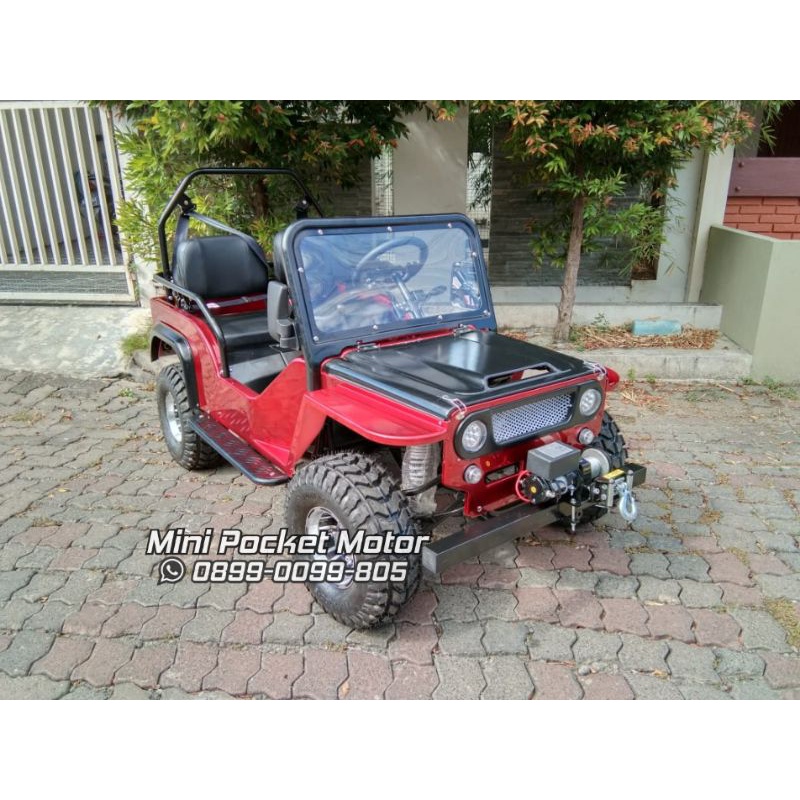 Mobil Mini Jeep 150cc Mini Willys 150cc Jeep Mini 150cc Mesin 4Tak