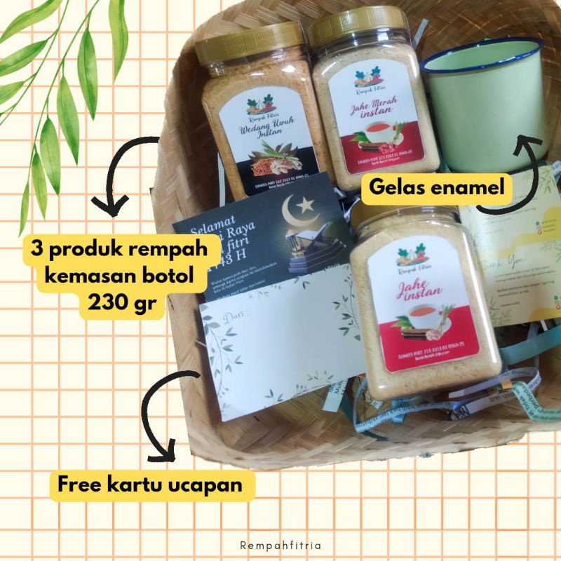 

Bingkisan Hempers Hadiah Lebaran Wisuda Valentine Kado Ultah Gift Box Jamu Instan Eksklusif Sahabat
