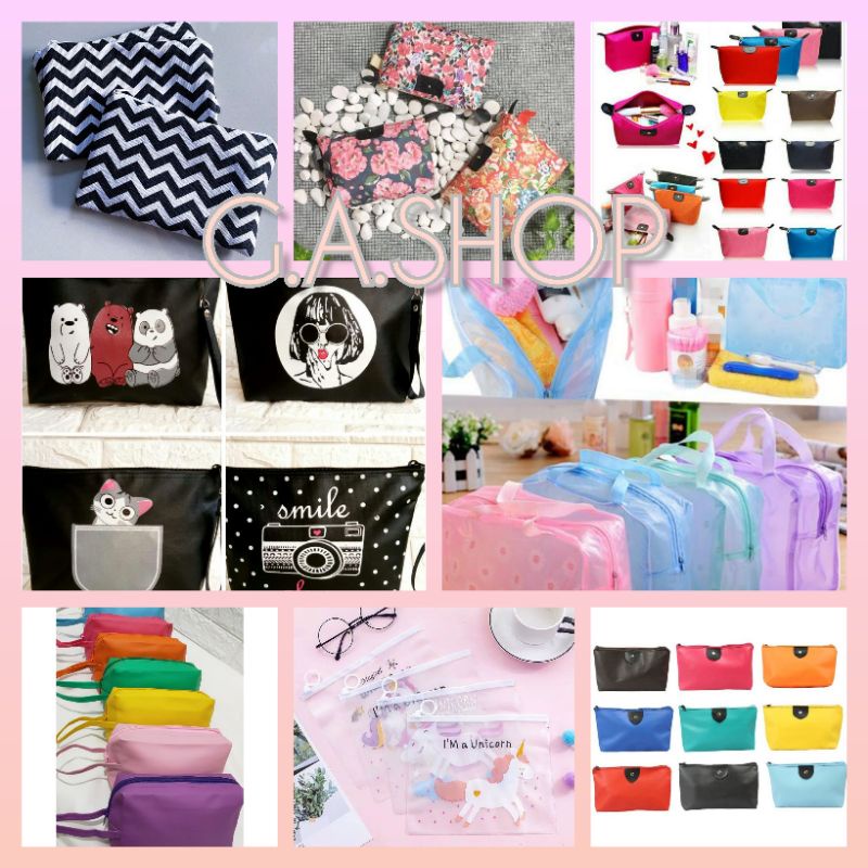 ❤️G.A.SHOP❤️ ANEKA TAS KOSMETIK / DOMPET KOSMETIK / POUCH KOSMETIK