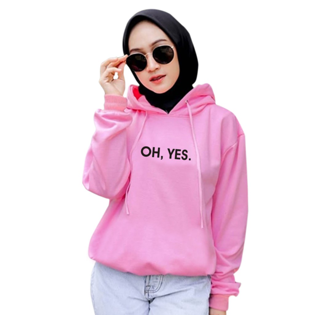 Bess -  Sweater Hoodie Murah / Sweater Hoodie Wanita OH YES