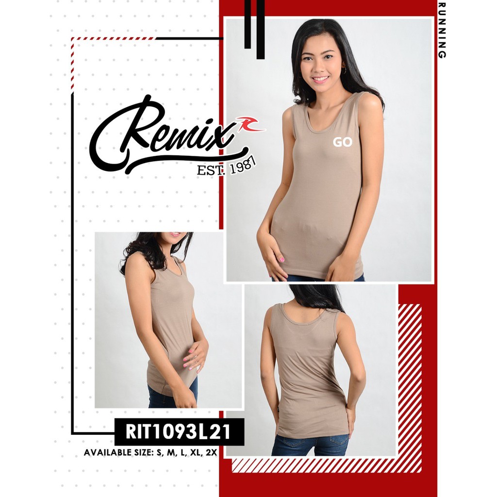 gof REMIX By (CARDINAL) TANGTOP LADIES Pakaian Dalam Singlet Wanita Underwear Tangtop Wanita Original