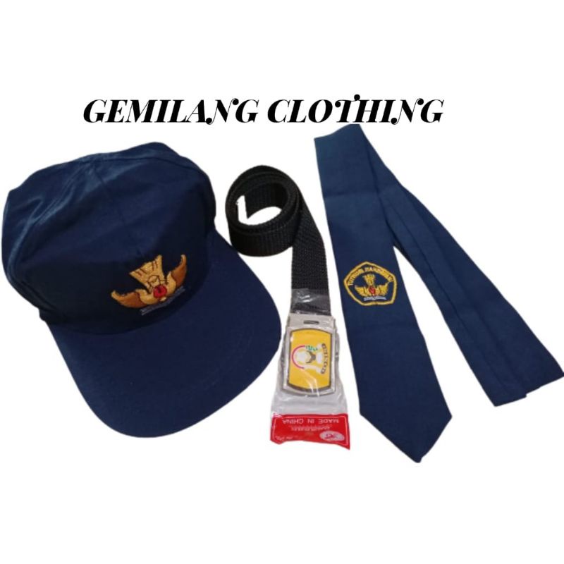 PERLENGKAPAN SEKOLAH SMP // TOPI DASI GESPER SMP // GEMILANG CLOTHING