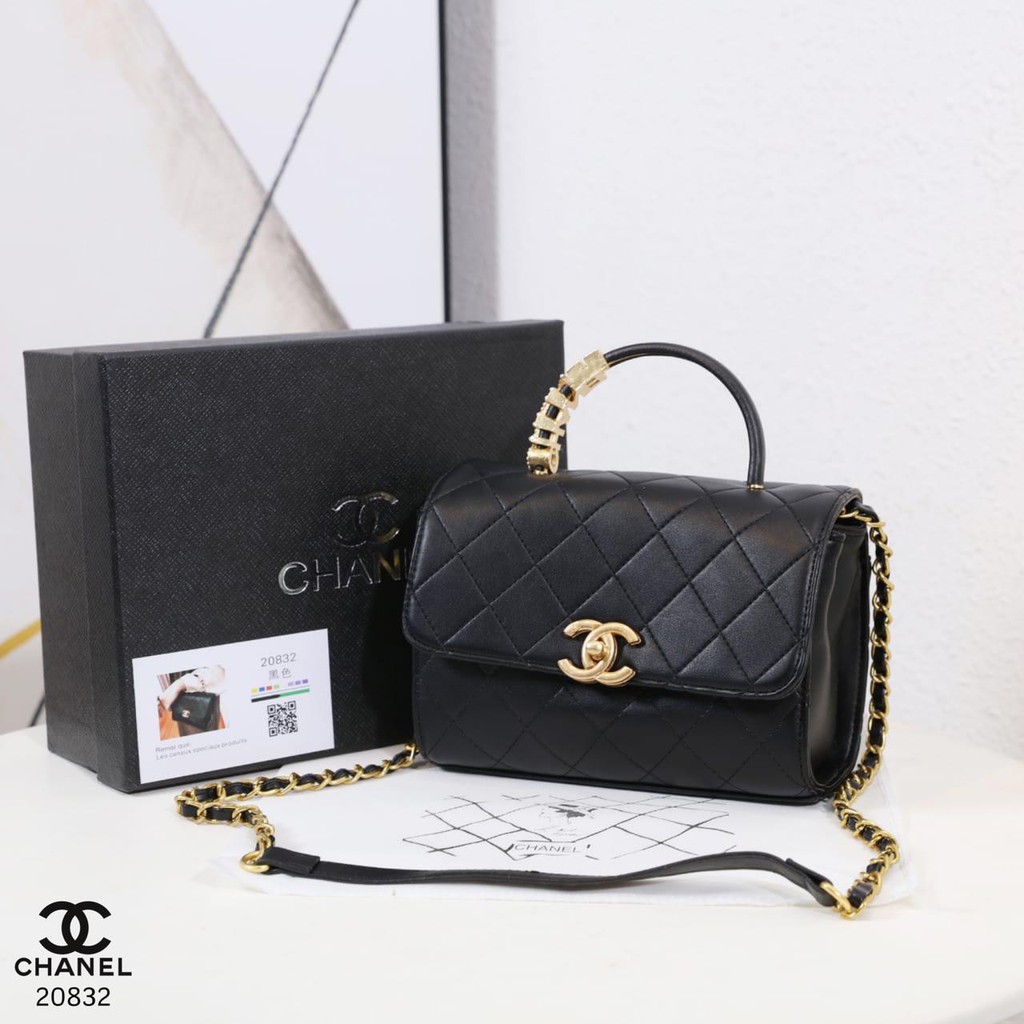 CHANEL Mini Flap Bag with Top Handle #20832 #11