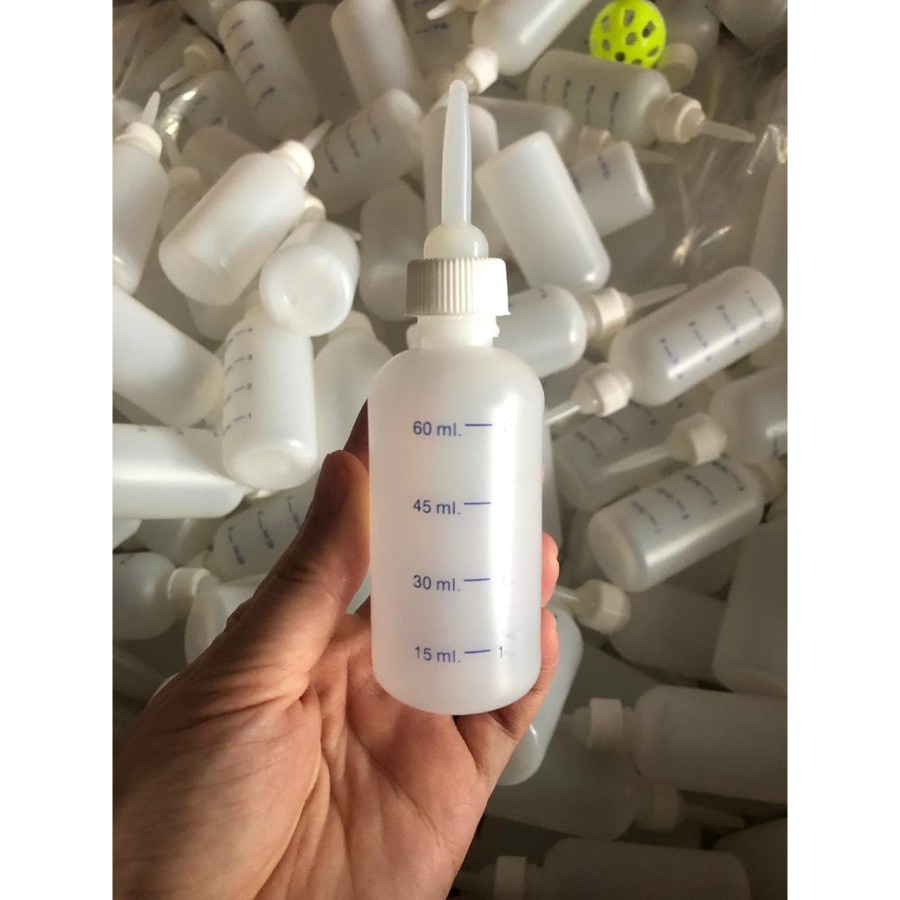 BOTOL HEWAN Nipple Kecil DOT BOTOL SUSU KUCING ANJING KELINCI 60ML