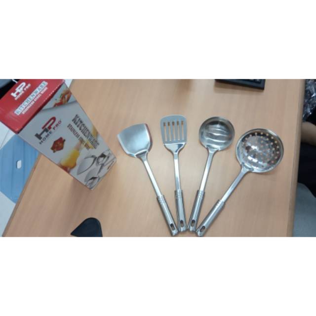 SPATULA SET ISI 4 STAINLESS