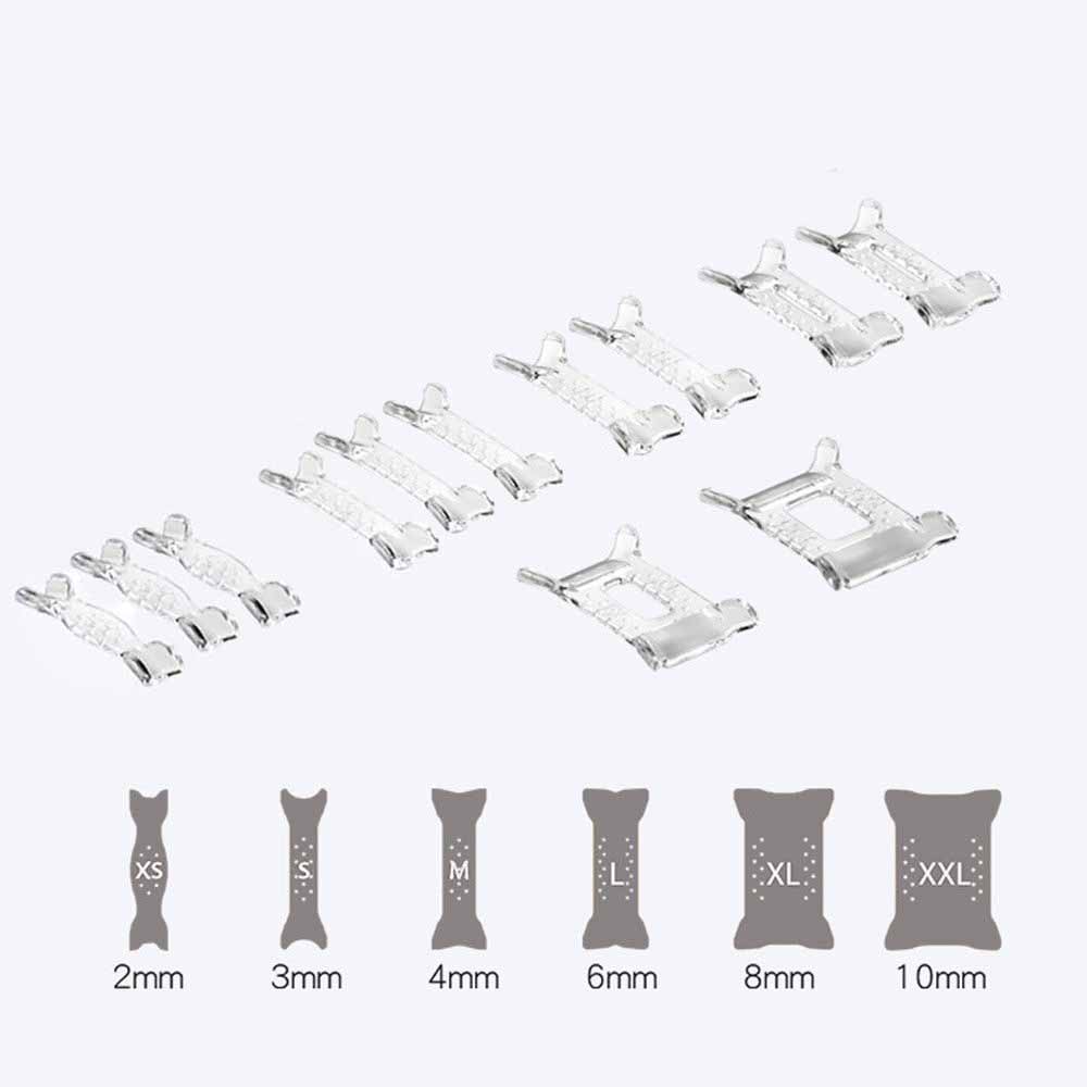 MXBEAUTY Protection Reducer Fitters Resizing Ring Size Adjuster Adjustment Tools Invisible 12 Pcs Insert Jewelry Parts Tightener /Multicolor