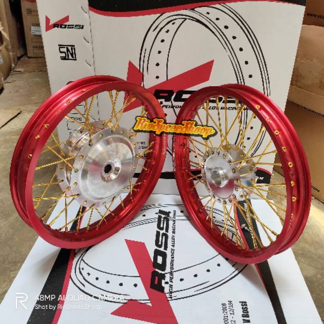 Velg Vario-Beat-Scoopy Ring14 JariJari Gold Velg Merah