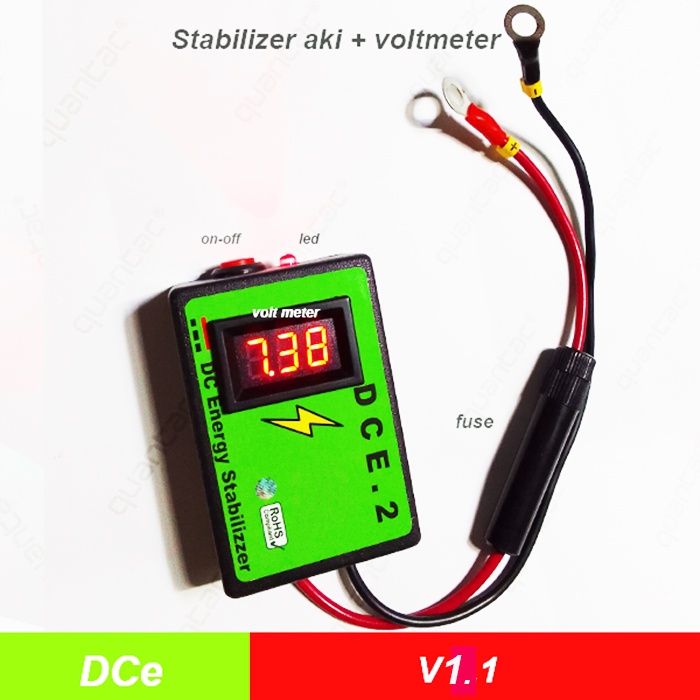 stabilizer aki acu accu motor stabilzer aki mobil stabilizer motor mobil + volt meter