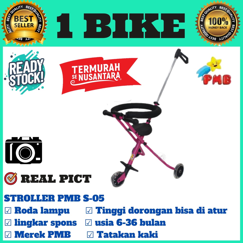 EZZY STROLLER SO5 PMB perlengkapan bayi , stroller, dorongan bayi murah