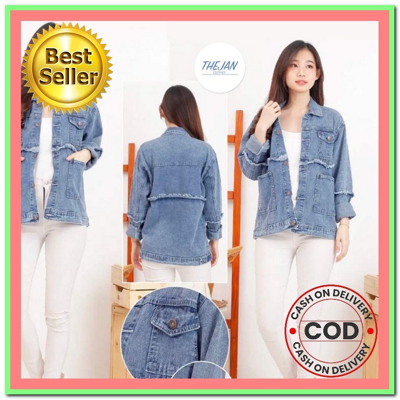 Jaket Crop Wanita Jacket Jins Wanita Cropty Murah Jaket Wanita Korea Import Cwe Distro Cewek Jins Ja