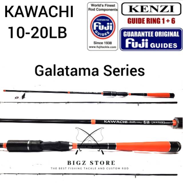 JORAN KENZI KAWACHI SC 602 180CM 10-20 LBS SAMBUNG 2 KARBON 15KG MID JOINT RING GUIDE FUJI CONCEPT