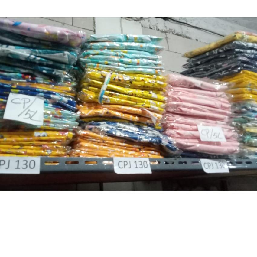 ✽ PIYAMA BIG SIZE/JUMBO WANITA LD 130 / BAJU TIDUR SET CELANA PANJANG LENGAN PENDEK ➮
