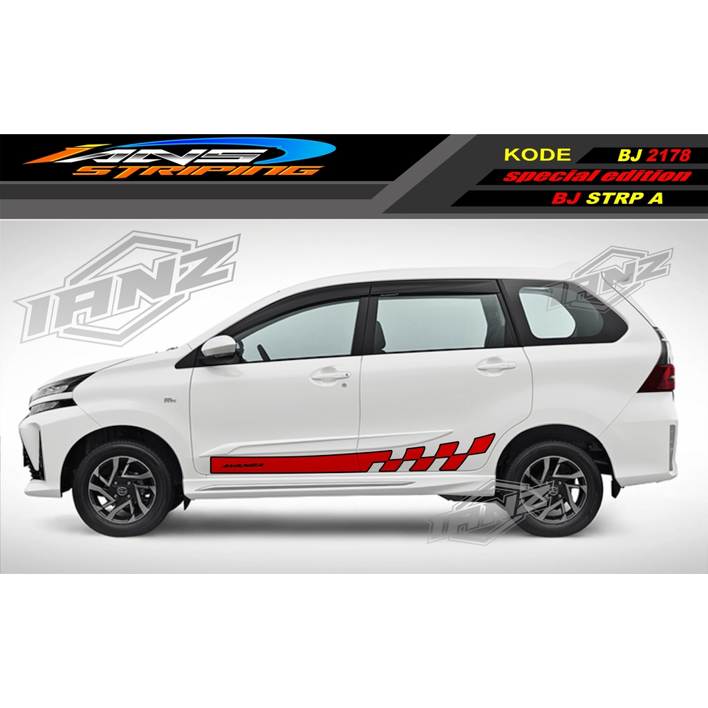 VARIASI STIKER MOBIL AVANZA / STRIPING LIST BODY AVANZA XENIA / STICKER MOBIL XENIA / DECAL STIKER MOBIL AVANZA / STIKER MOBIL