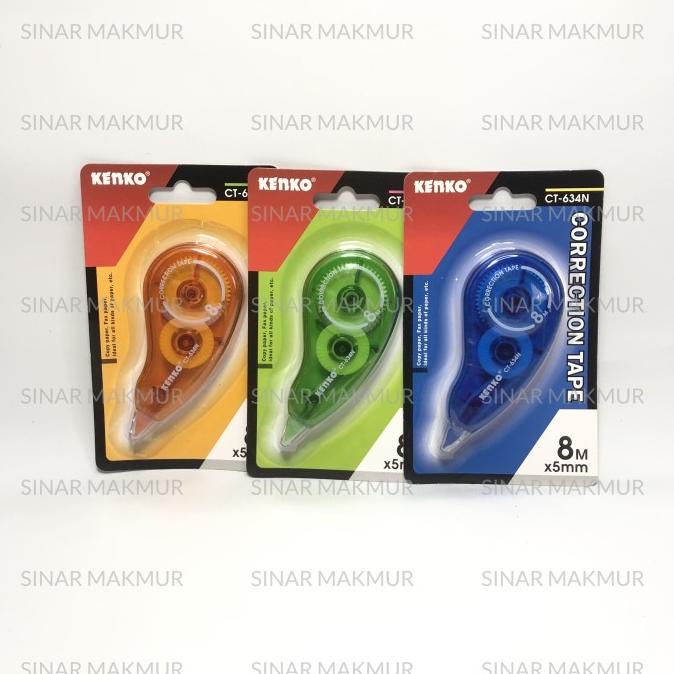 

Correction Tape/ Tipex Kertas CT-634N Kenko