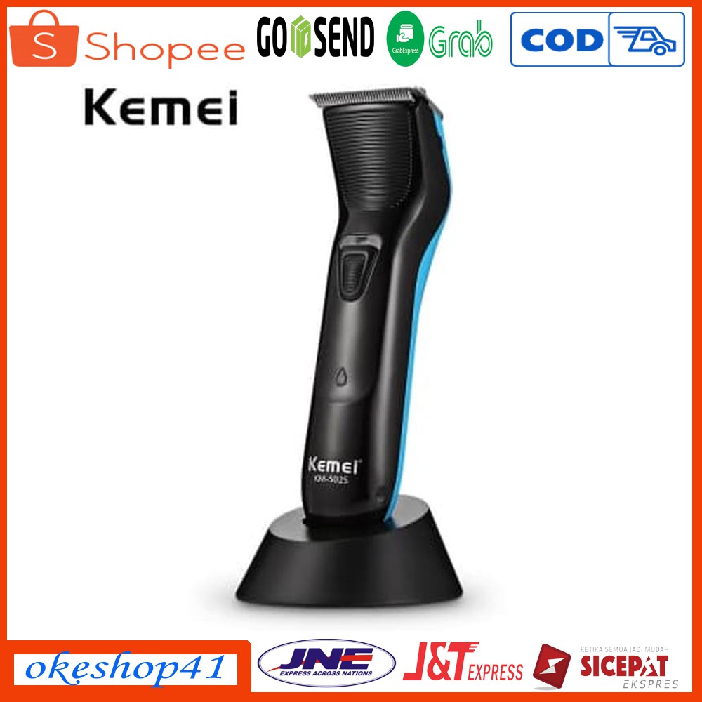 Hair Clipper Kemei KM-5025 Trimmer Alat Cukur Rambut Bayi Pencukur Kumis Jenggot Cordless