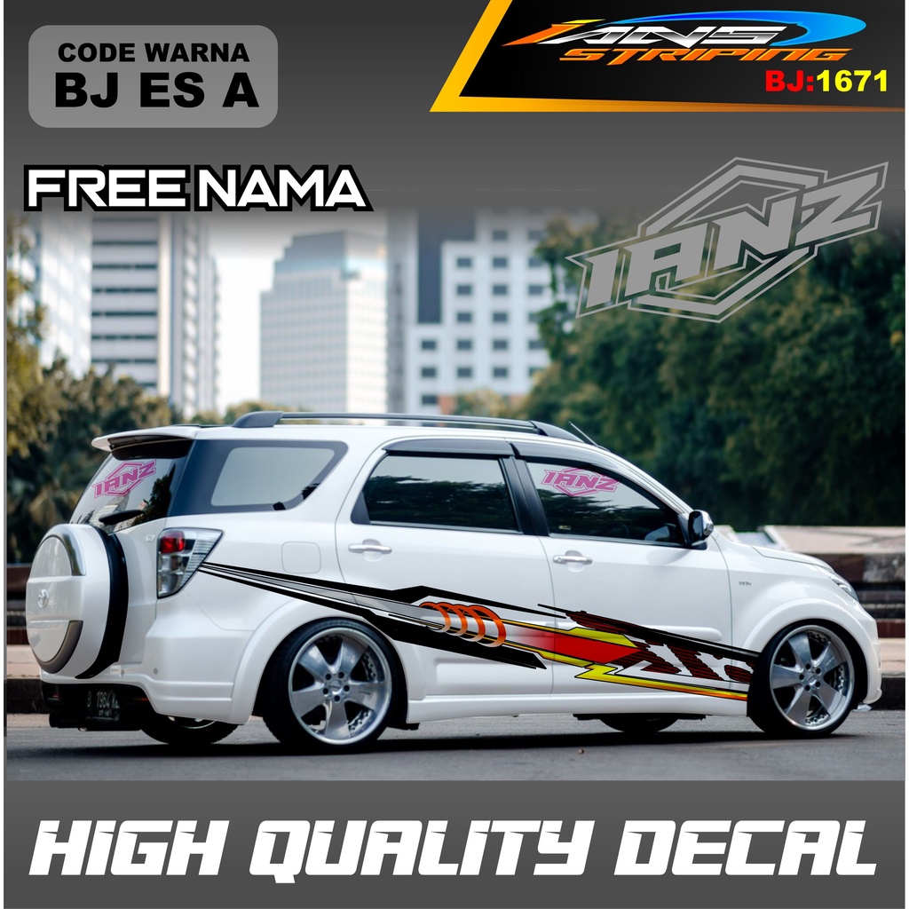 STICKER VARIASI MOBIL GRAND LIVINA / VARIASI STICKER DECAL MOBIL AVANZA XENIA INNOVA / DECAL STIKER GRAND LIVINA / STIKER MOBIL