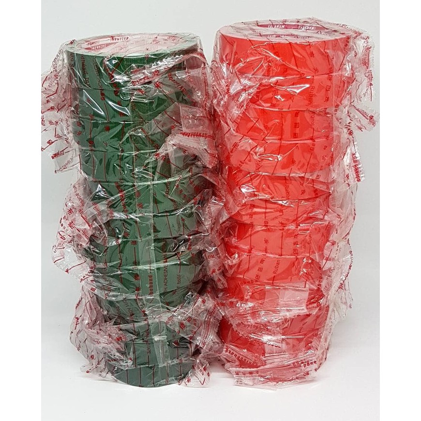 

HenJO 1 Lusin Lakban Kain hitam Warna 1" Inch x 10Y Sazanami Cloth Tape