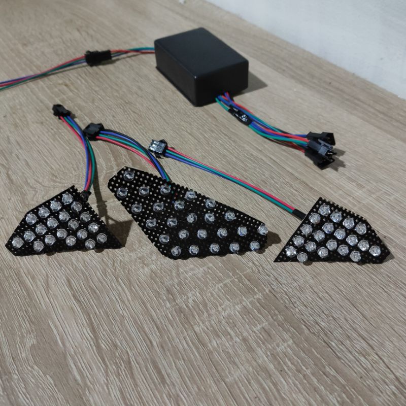 LED KIT + MODUL  RUNNING 8/10 MODE OTOMATIS STOPLAMP VARIO 125 OLD