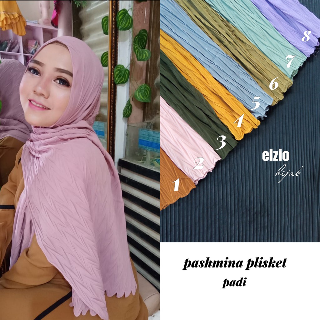PASHMINAPLISKETPADI//Pashmina Plisket Padi//plisket padi//10.10 SALE PASHMINA PLISKET PADI PREMIUM