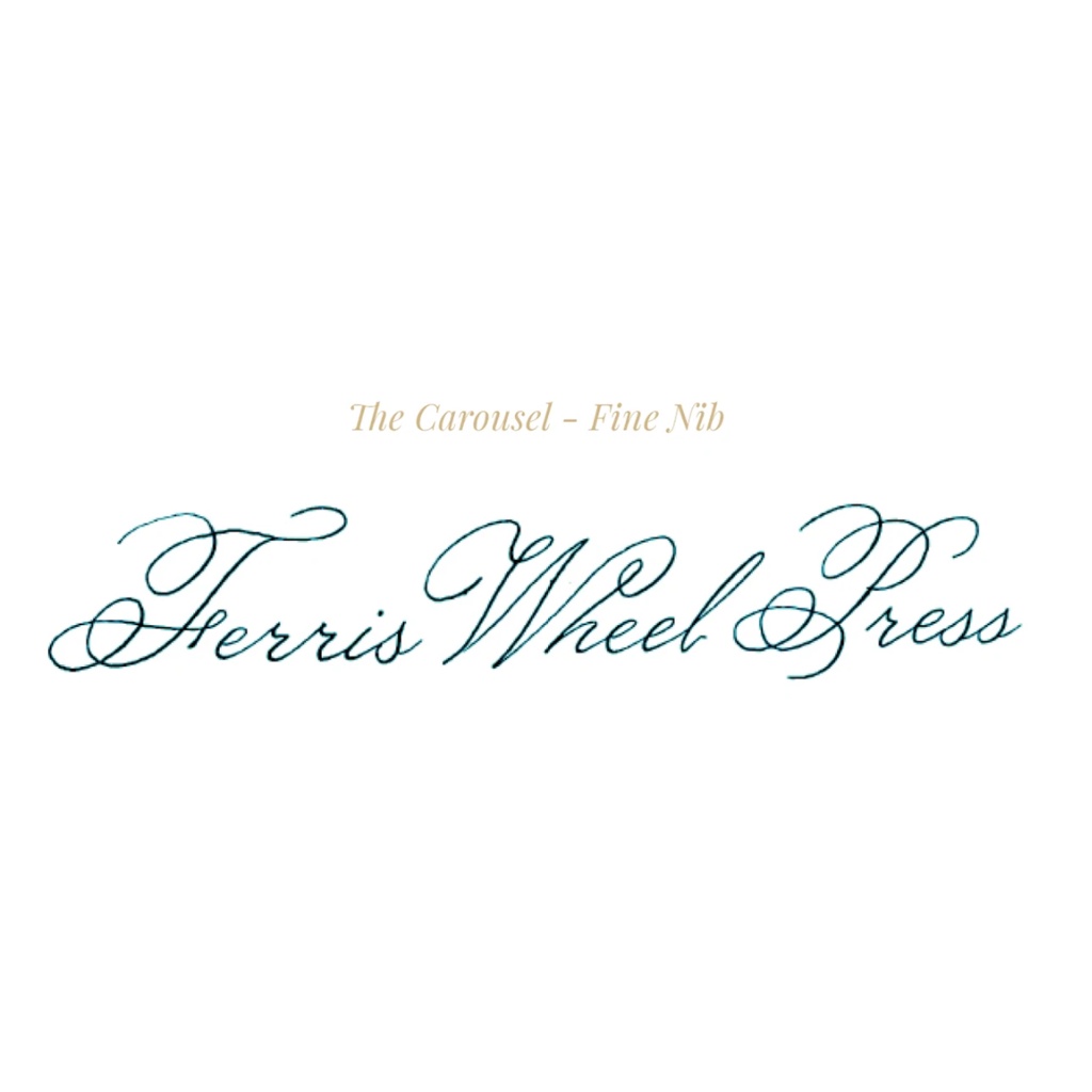 Ferris Wheel Press The Carousel Fountain Pen Forget Me Not Fine Nib Co