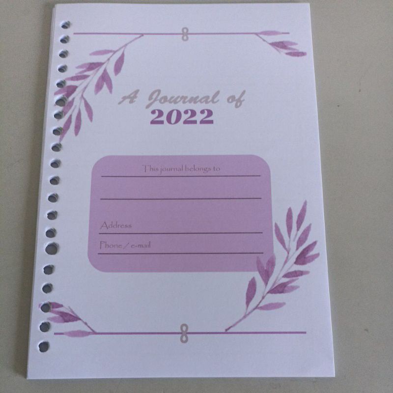 

Binder planner