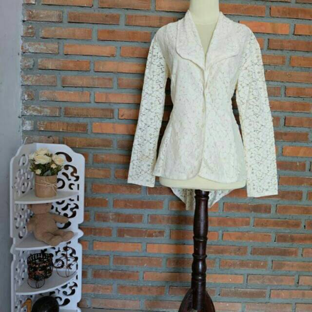 blazer brokat
