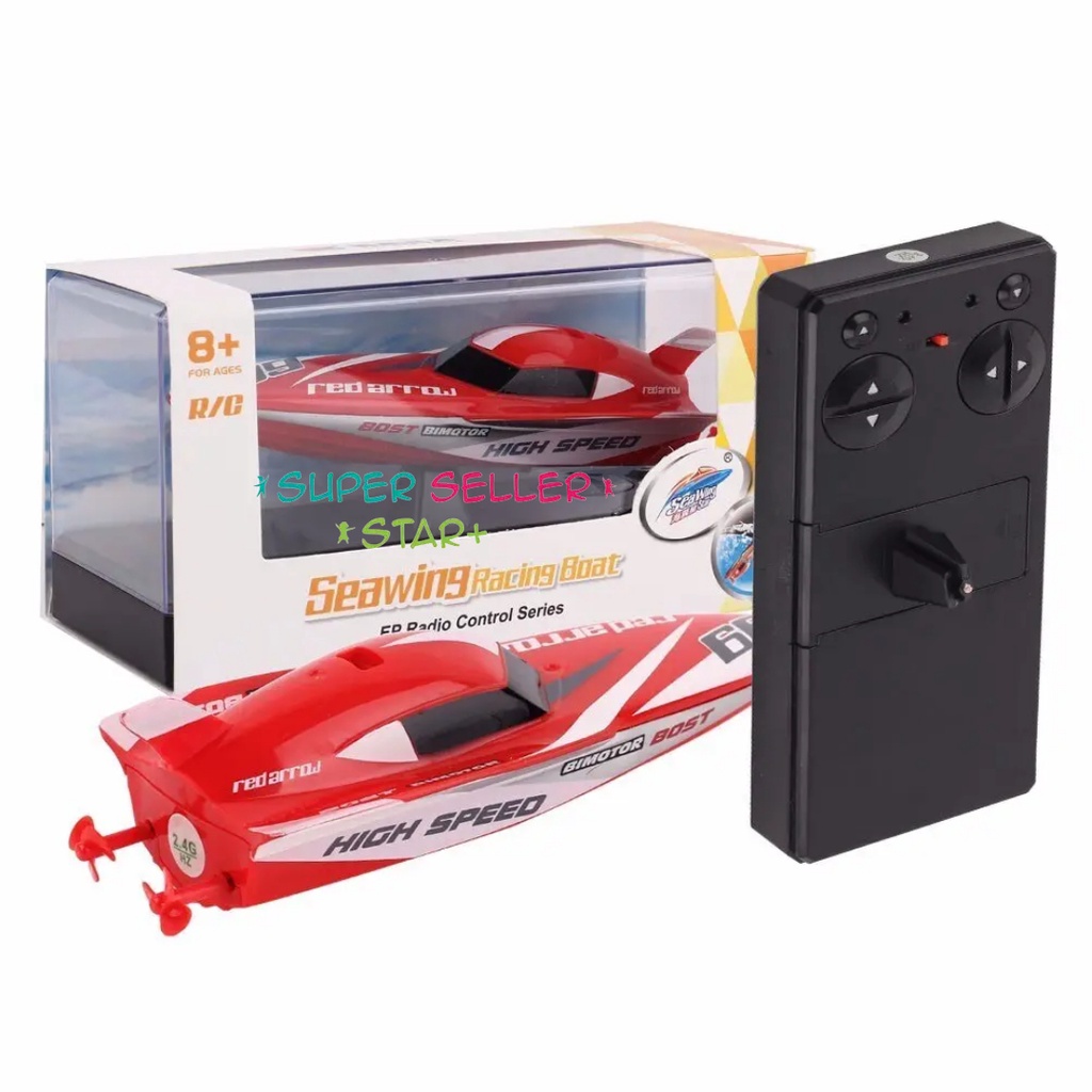Mainan RC Boat Mini High Speed RC Kapal Remote Control Boat Speed
