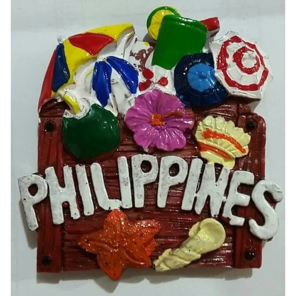 Best Seller souvenir magnet tempelan kulkas negara philippines filipina