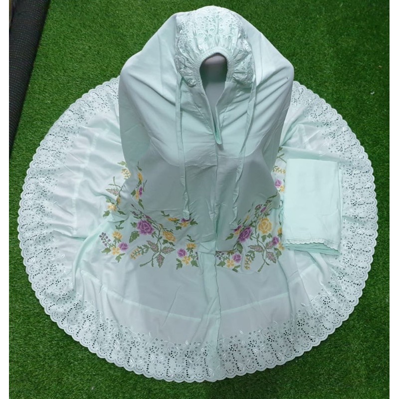 MUKENA UNI KHADIJAH DEWASA BORDIR BUKITTINGGI