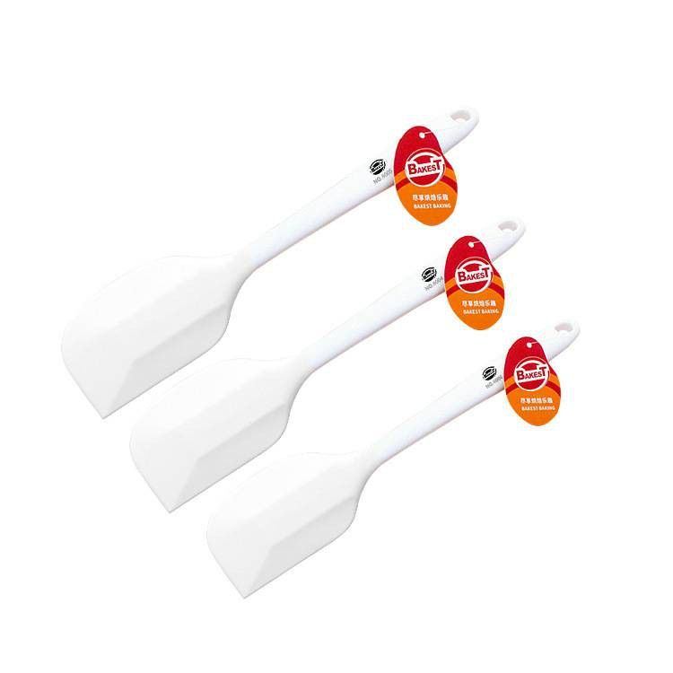 Bakest White silicone spatula tanpa sambungan