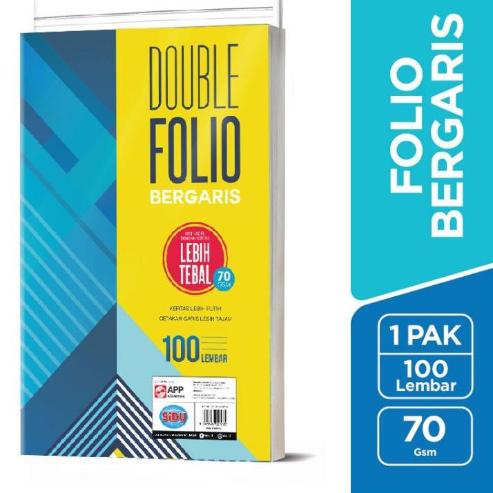 

TOP PRODUK Kertas Double Folio Bergaris Sidu Isi 100 Lembar ( 1pk ) 3NY.