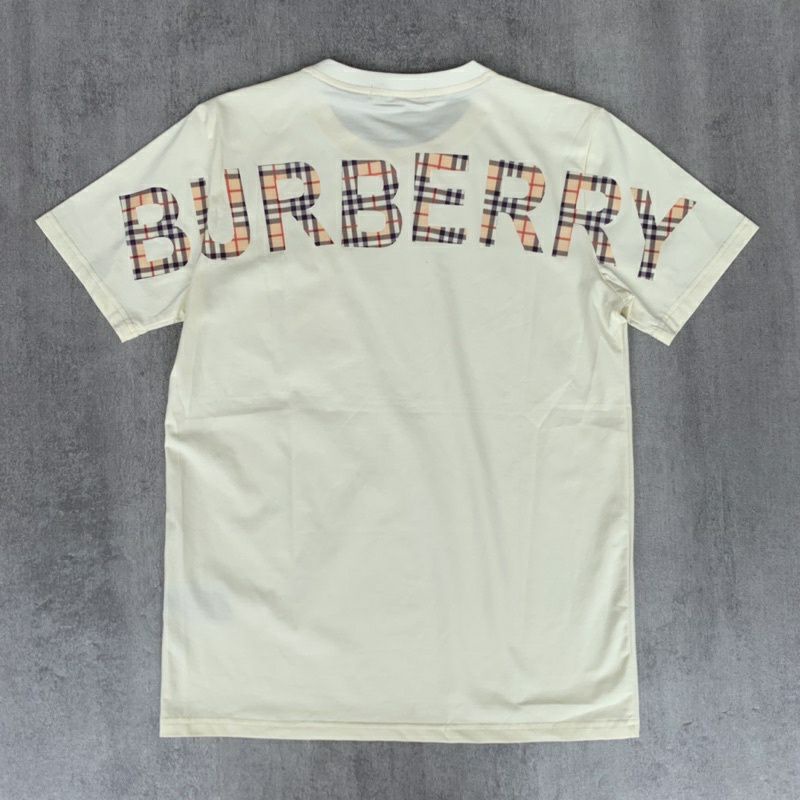 KAOS T SHIRT BURBERRY PAKAIAN PRIA WANITA MURAH BAJU UNISAX BURBERRY AUTHENTIC MIRROR IMPORT TEE