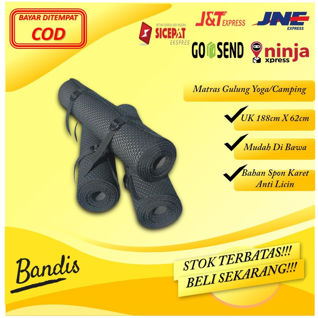 B04 a matras camping matras gulung kemping gunung alas duduk peralatan kemah pelengkapan outdoor mts